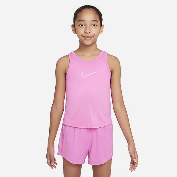 Nike pink gym top shop